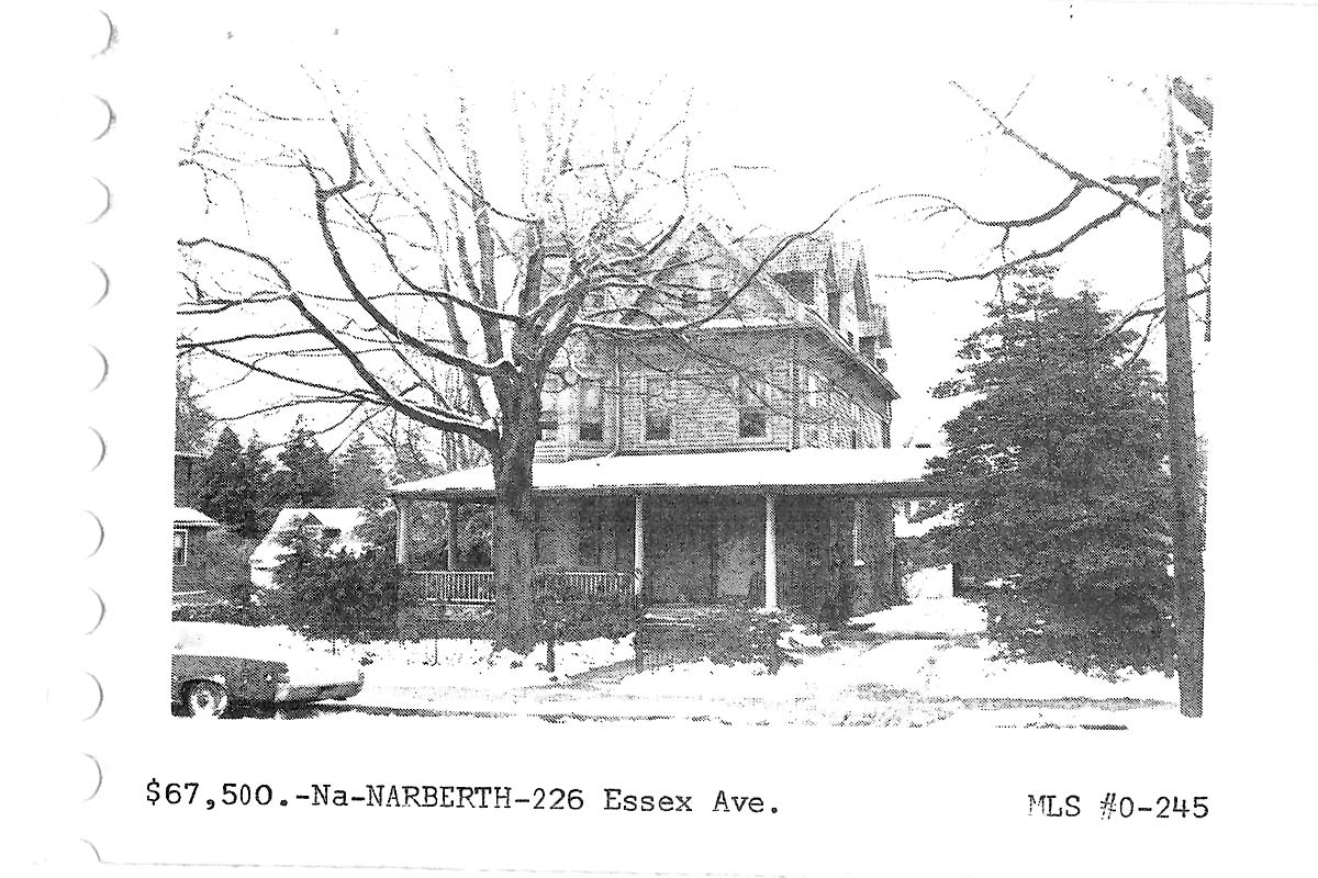226 N. Essex Avenue real estate listing, 1970