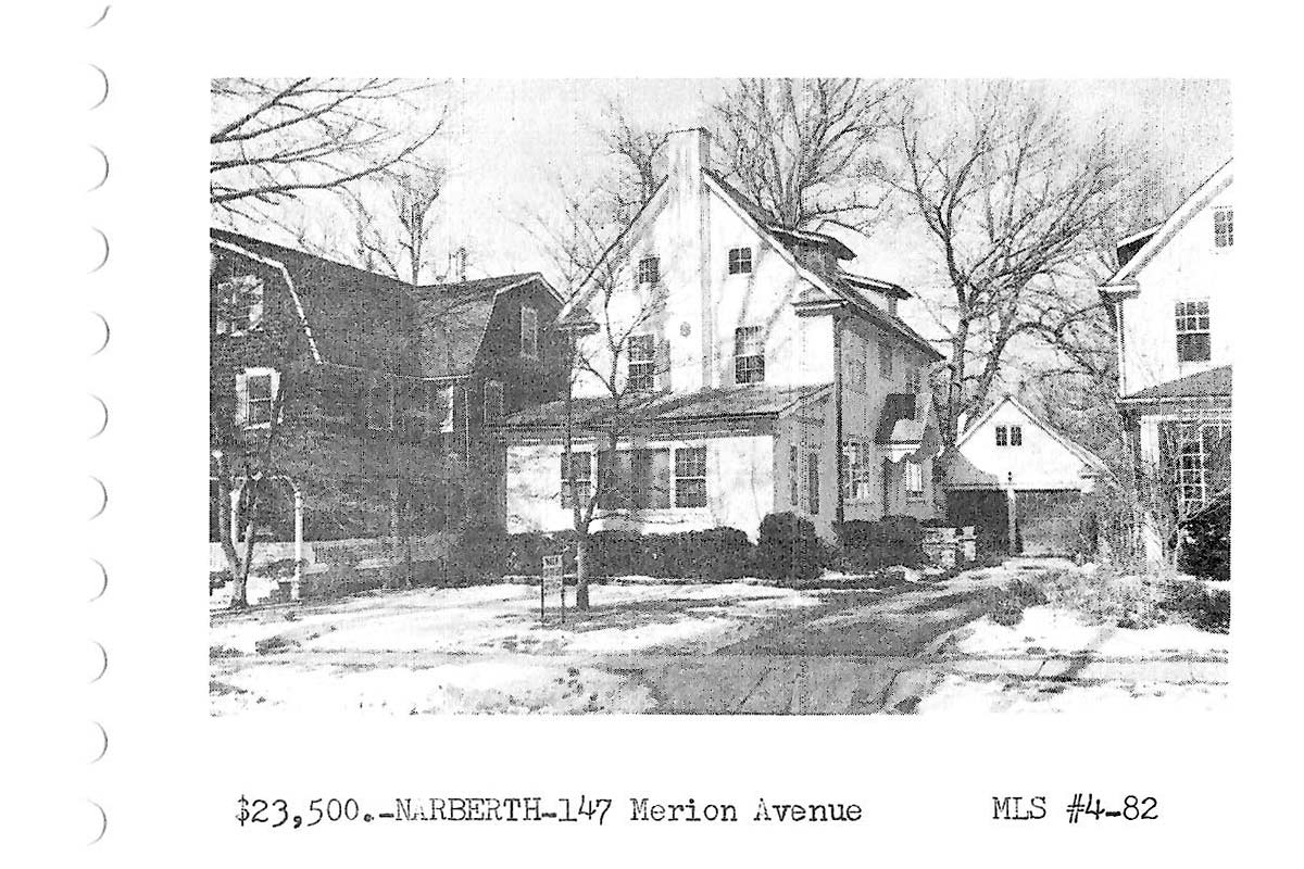 147 Merion Avenue real estate listing, 1964