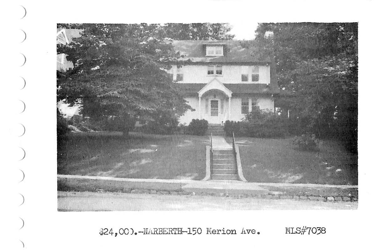150 Merion Avenue real estate listing, 1961