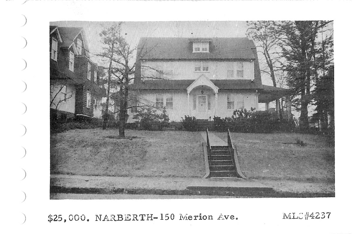 150 Merion Avenue real estate listing, 1959