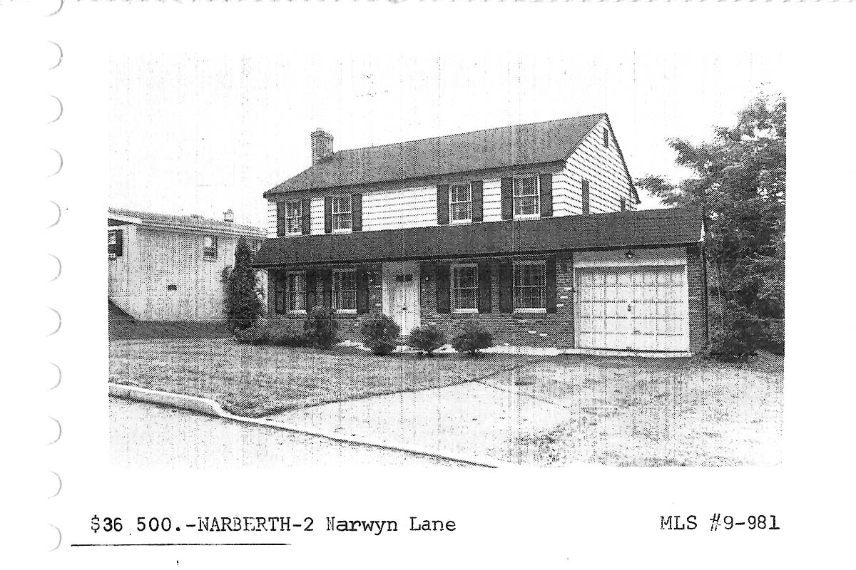 2 Narwyn Lane real estate listing, 1969