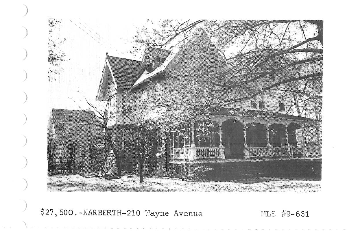 210 Wayne Avenue real estate listing, 1969
