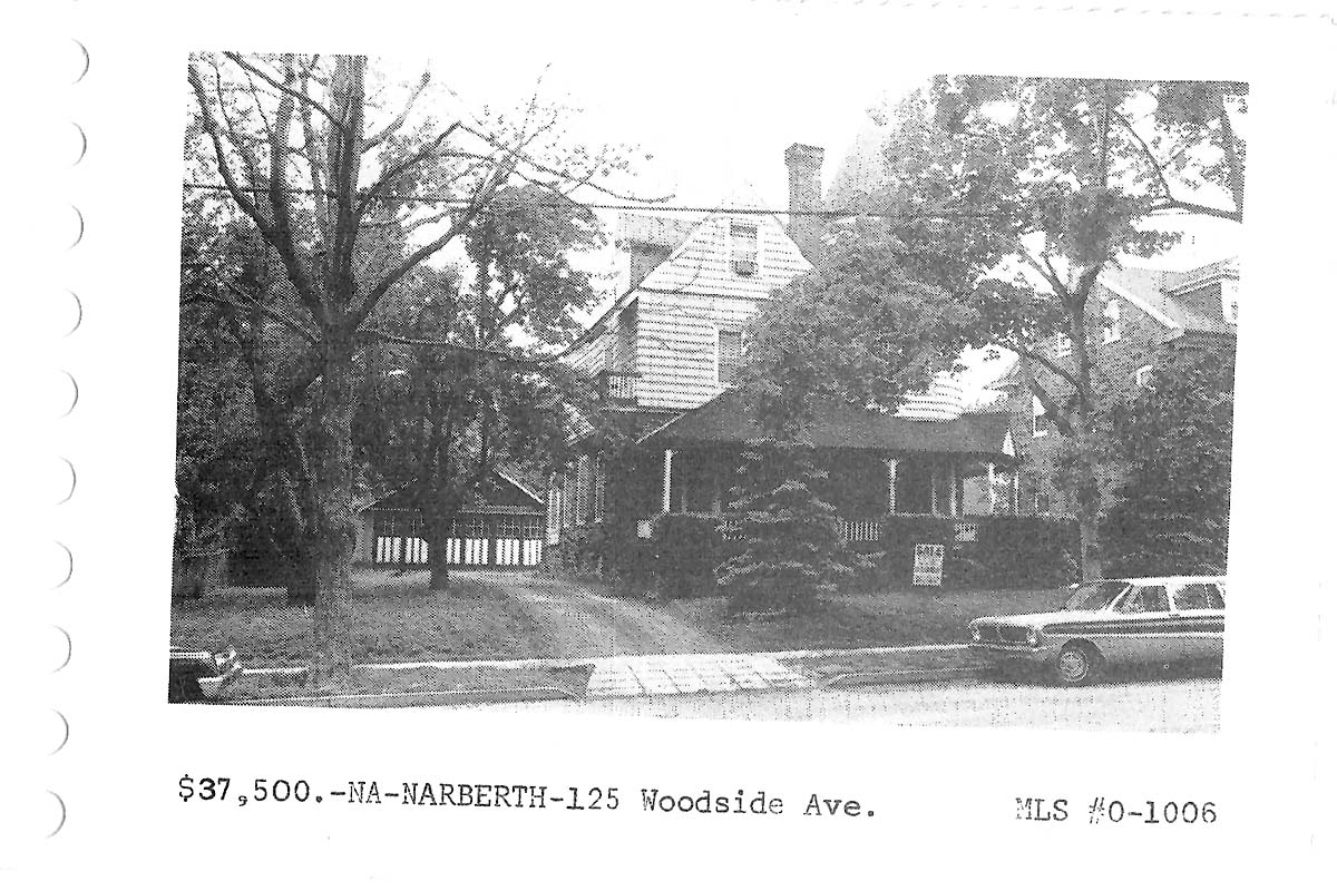 125 Woodside Avenue real estate listing, 1970
