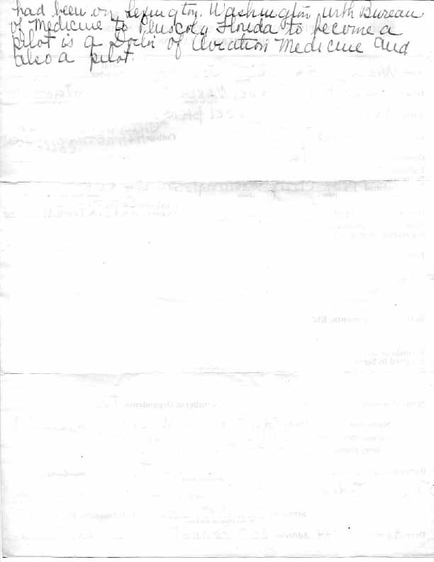 Roll of honor form for Samuel Wisler, back of sheet
