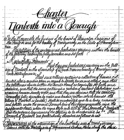 cover or title page