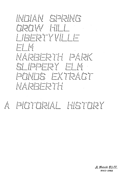 cover or title page