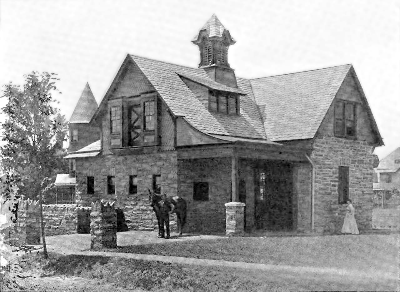 A Stable at Elm Station, Pa., 1893